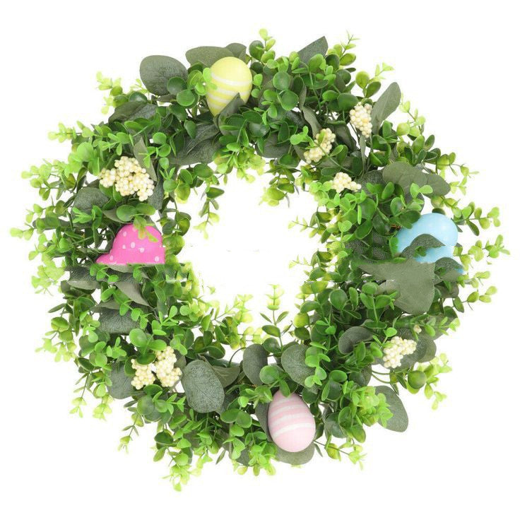 Home Fashion Easter Wreath Decorative Hanging Ornament