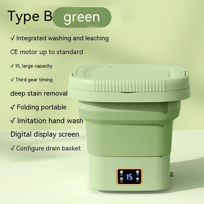 Portable Washing Integrated Intelligent Digital Display Folding Washing Machine