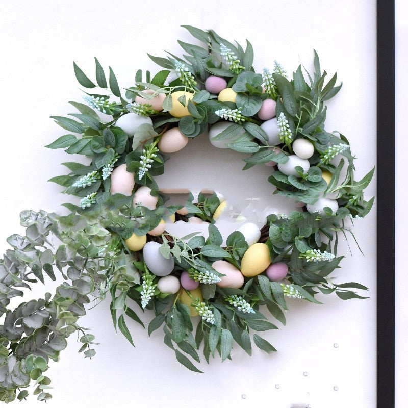 Home Fashion Easter Wreath Decorative Hanging Ornament